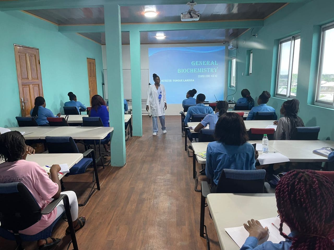 General Biochemistry lecture in progress