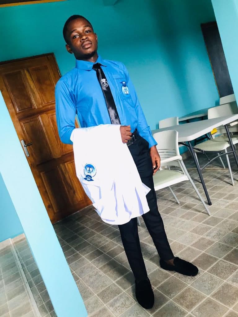 UBHI student in school uniform